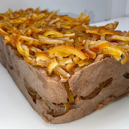 TURRON DE NARANJAS GALLEGAS  HECHO A MANO.