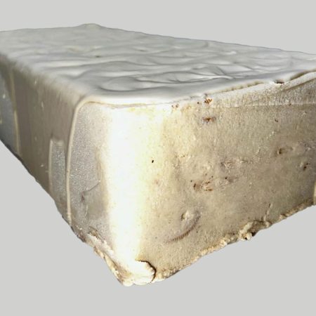 TURRON DE CHOCOLATE BLANCO CON GALLETA NEGRA REDONDA