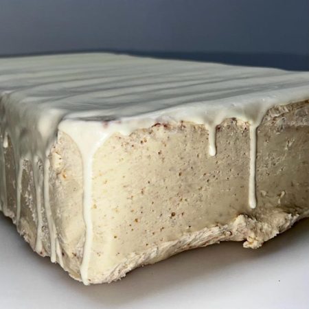 TURRON DE BOLITAS BLANCAS  HECHO A MANO.