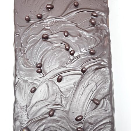 TURRON DE BOLITAS NEGRAS  HECHO A MANO.